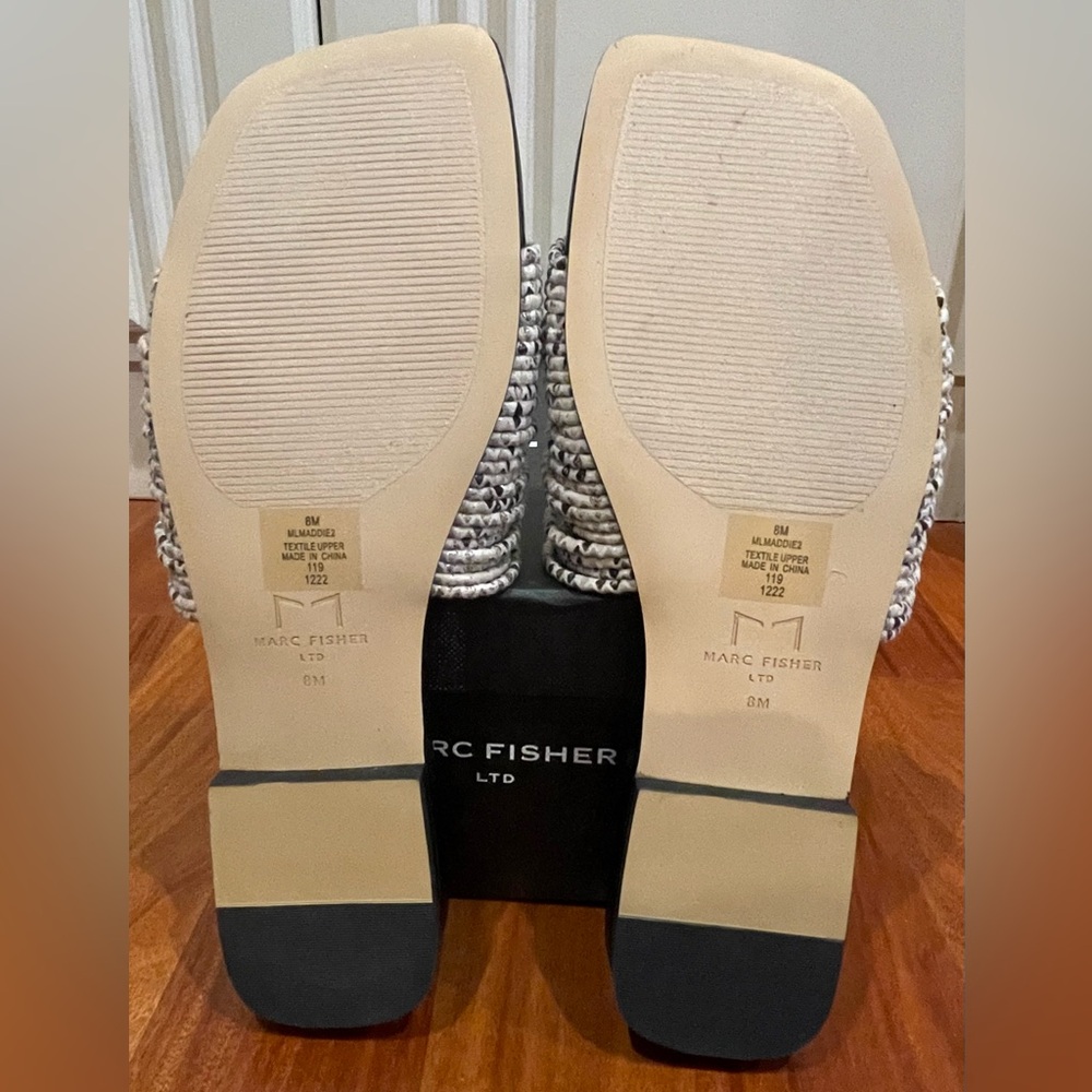 Marc Fisher Maddie Slip On Strappy Slide Sandals - Picture 5 of 8